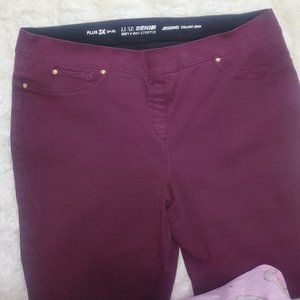 Stretchy 3xl skins leg jeans